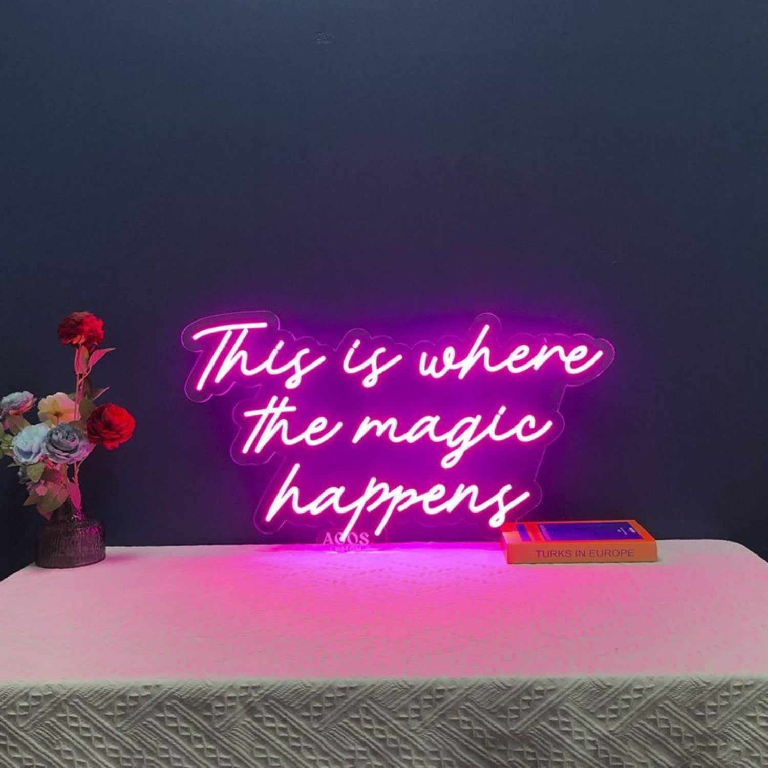 This Is Where The Magic Happens Led Neon Sign For Wall Decor - Shineneon