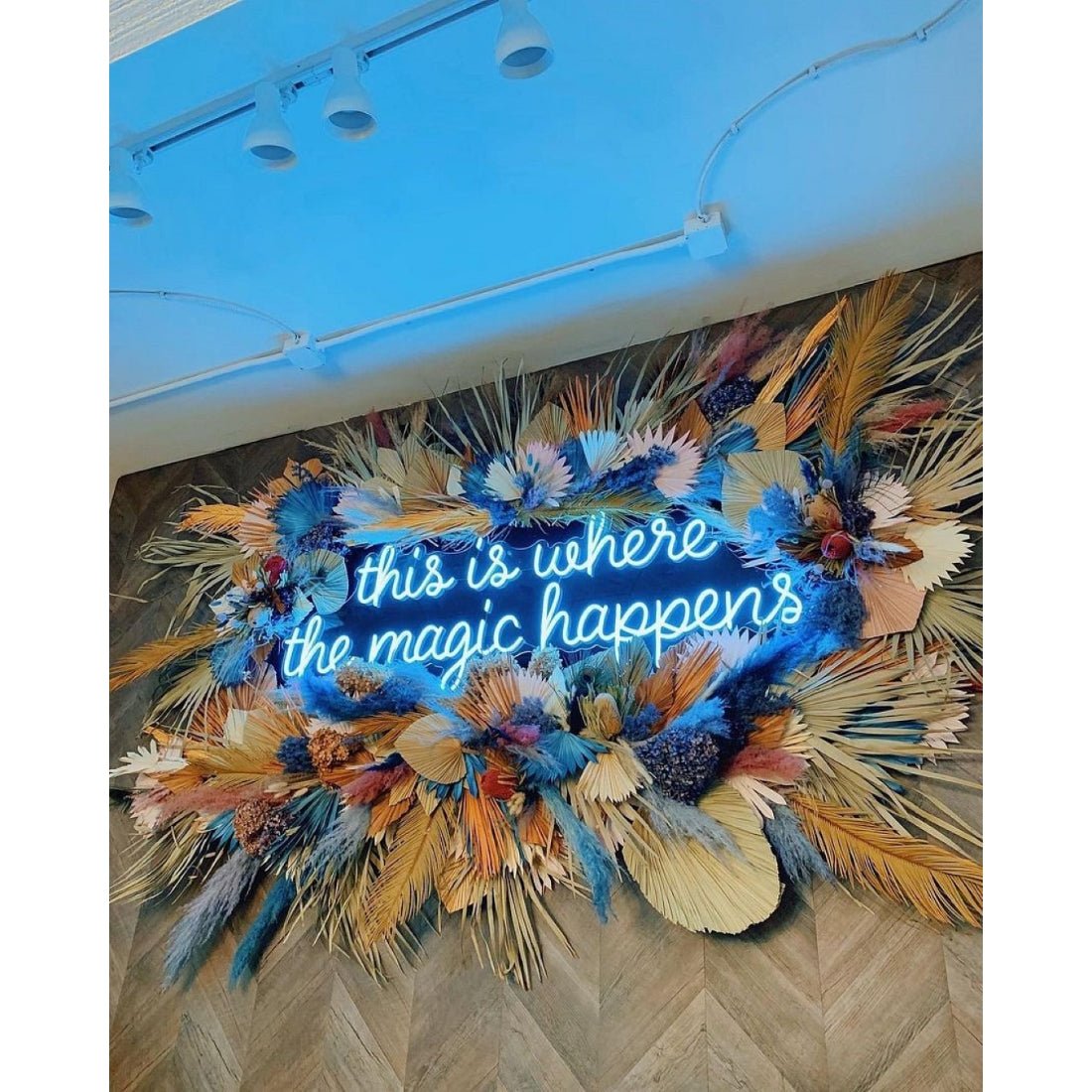 This Is Where The Magic Happens Led Sign Business Neon Signs Wall Decors - Shineneon