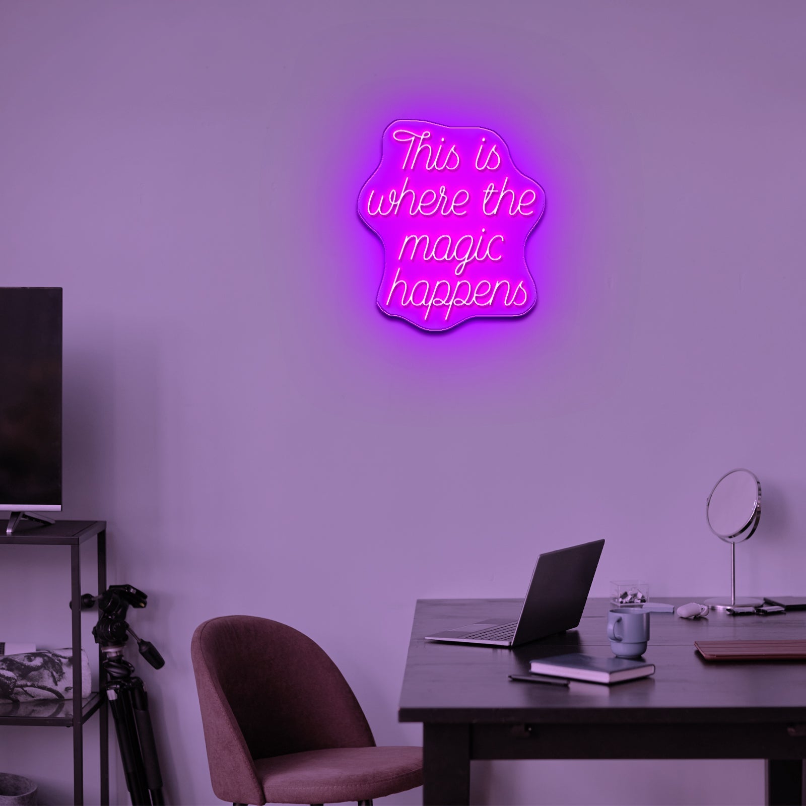 This Is Where The Magic Happens Neon Beer Sign - Shineneon