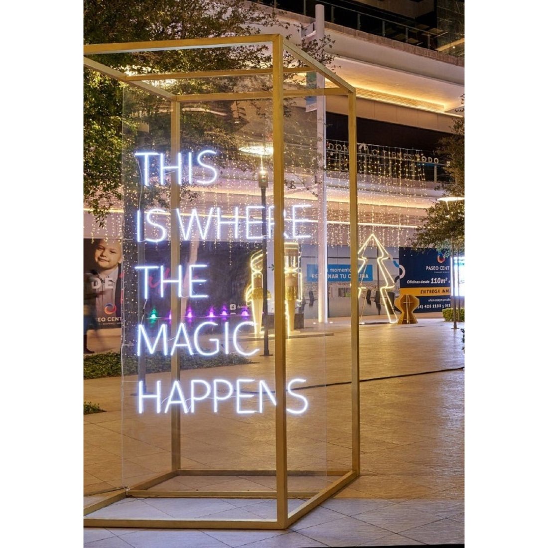 This Is Where The Magic Happens Neon Sign Led Signs - Shineneon