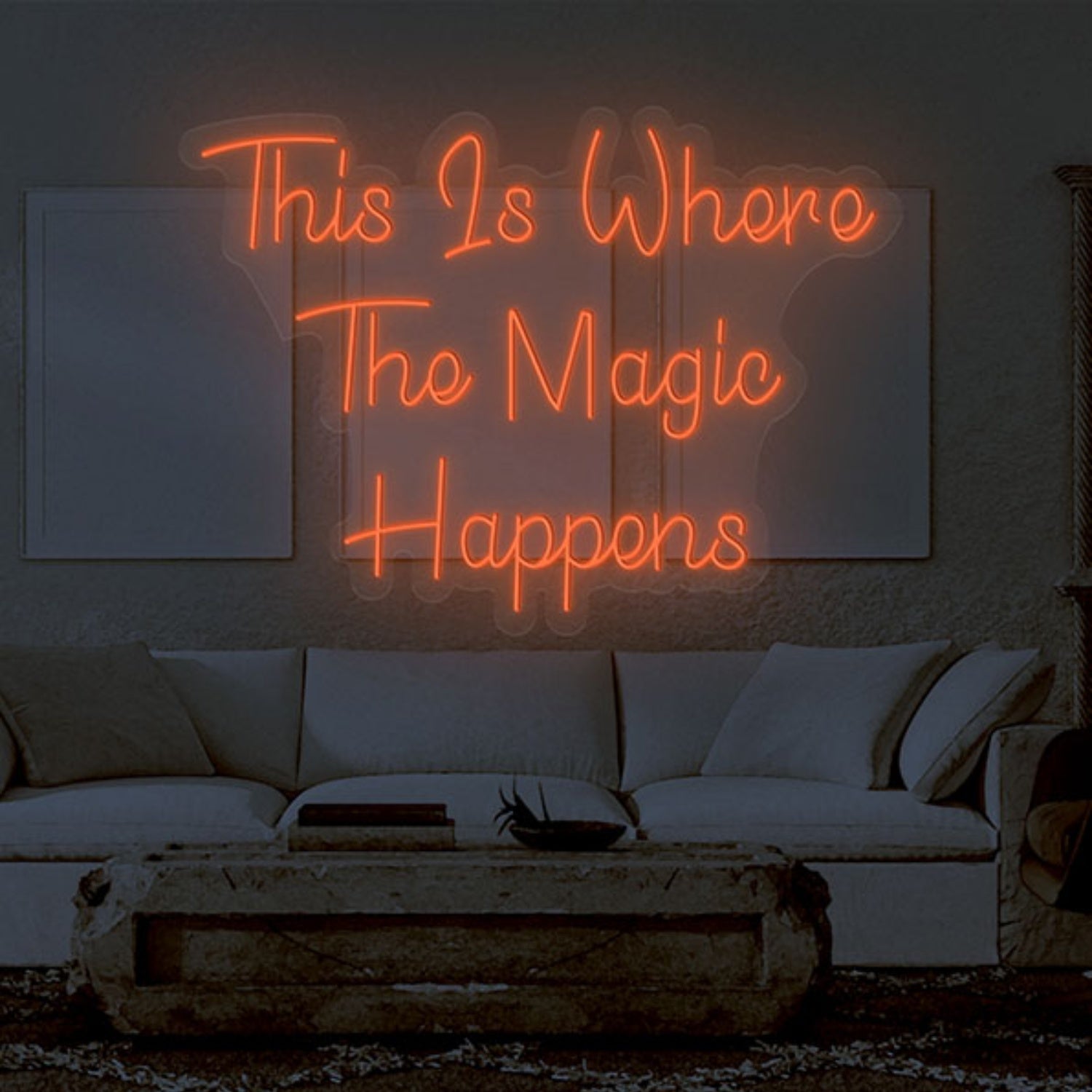 This Is Where The Magic Happens Neon Sign Wall Art Decor | Shineneon