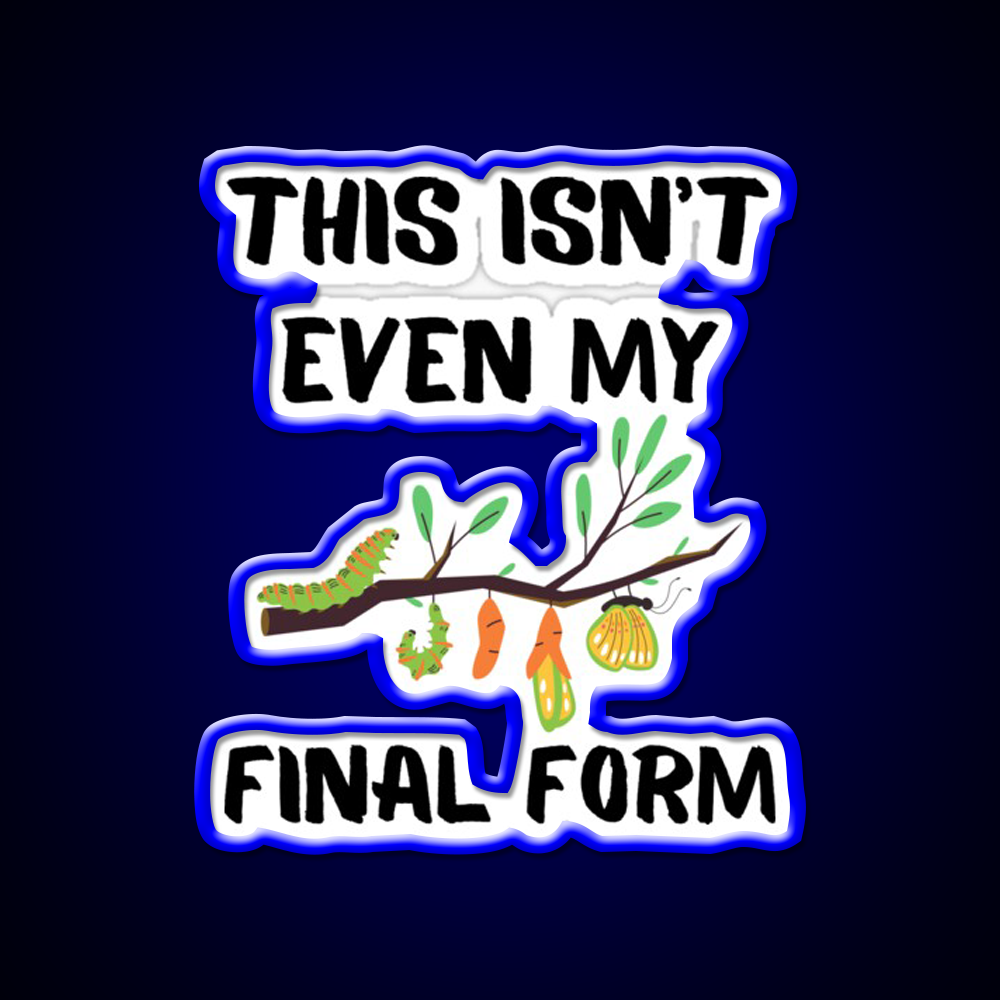 This Isnt Even My Final Form Metamorphosis Gym Fitness Led Neon Sign Rgb Color