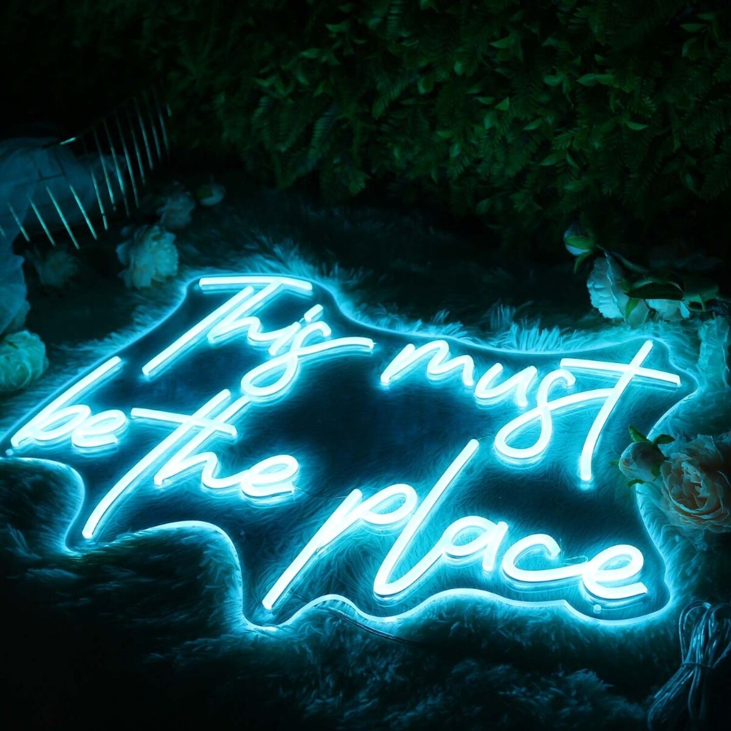 This Must Be The Place Blue Led Neon Sign - Shineneon