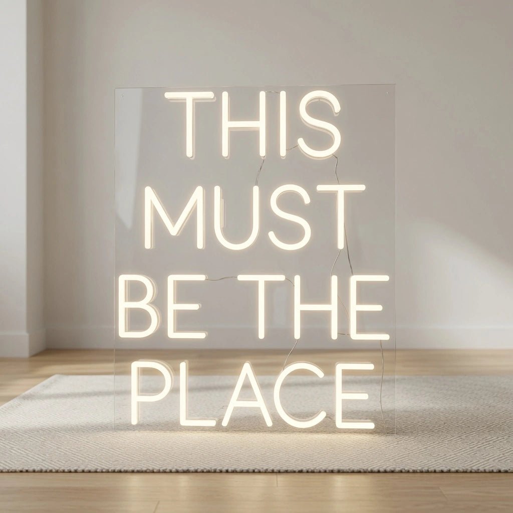 This Must Be The Place Commercial Wall Art LED Neon Sign - Shineneon