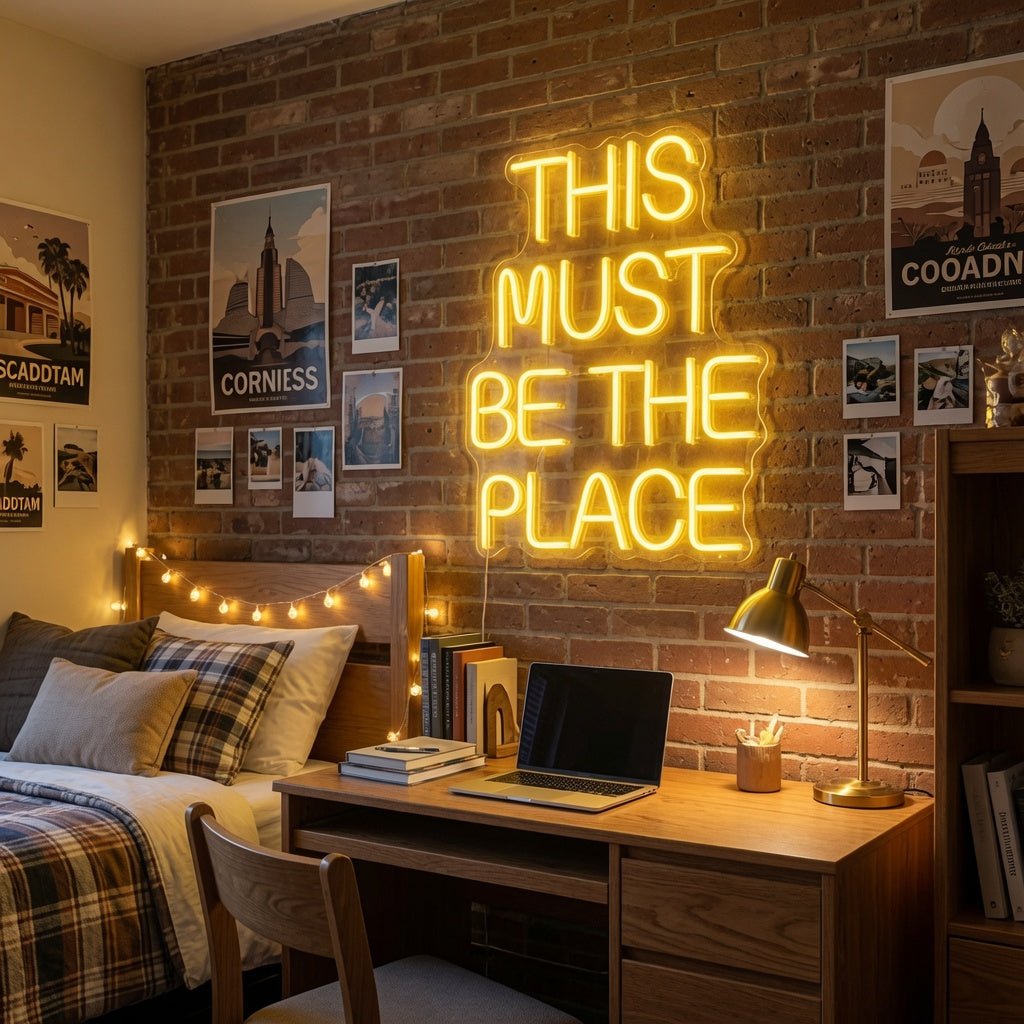This Must Be The Place Dorm Decor Sign LED Neon Sign - Shineneon