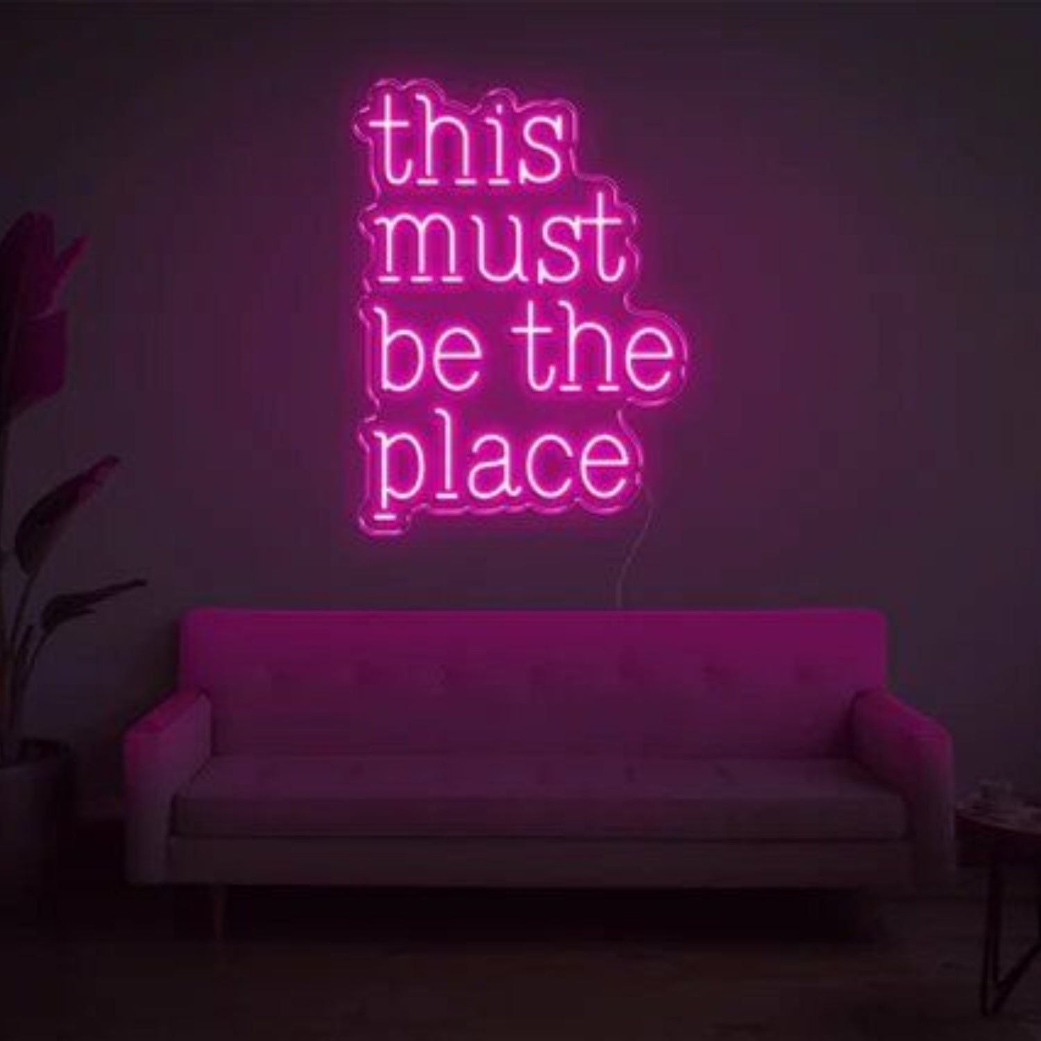 This Must Be The Place For Wall Decor - Shineneon