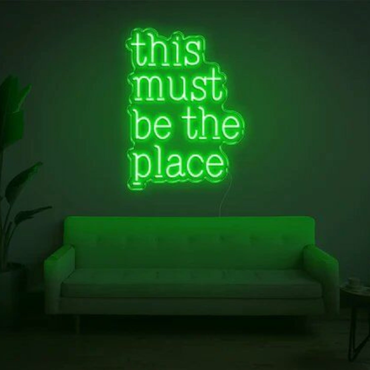 This Must Be The Place For Wall Decor - Shineneon
