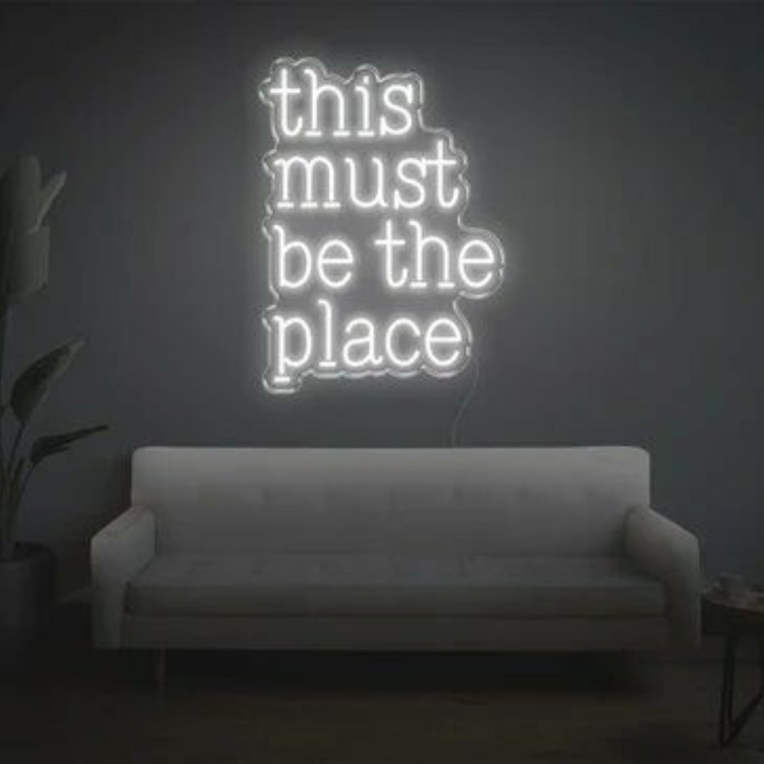 This Must Be The Place For Wall Decor - Shineneon