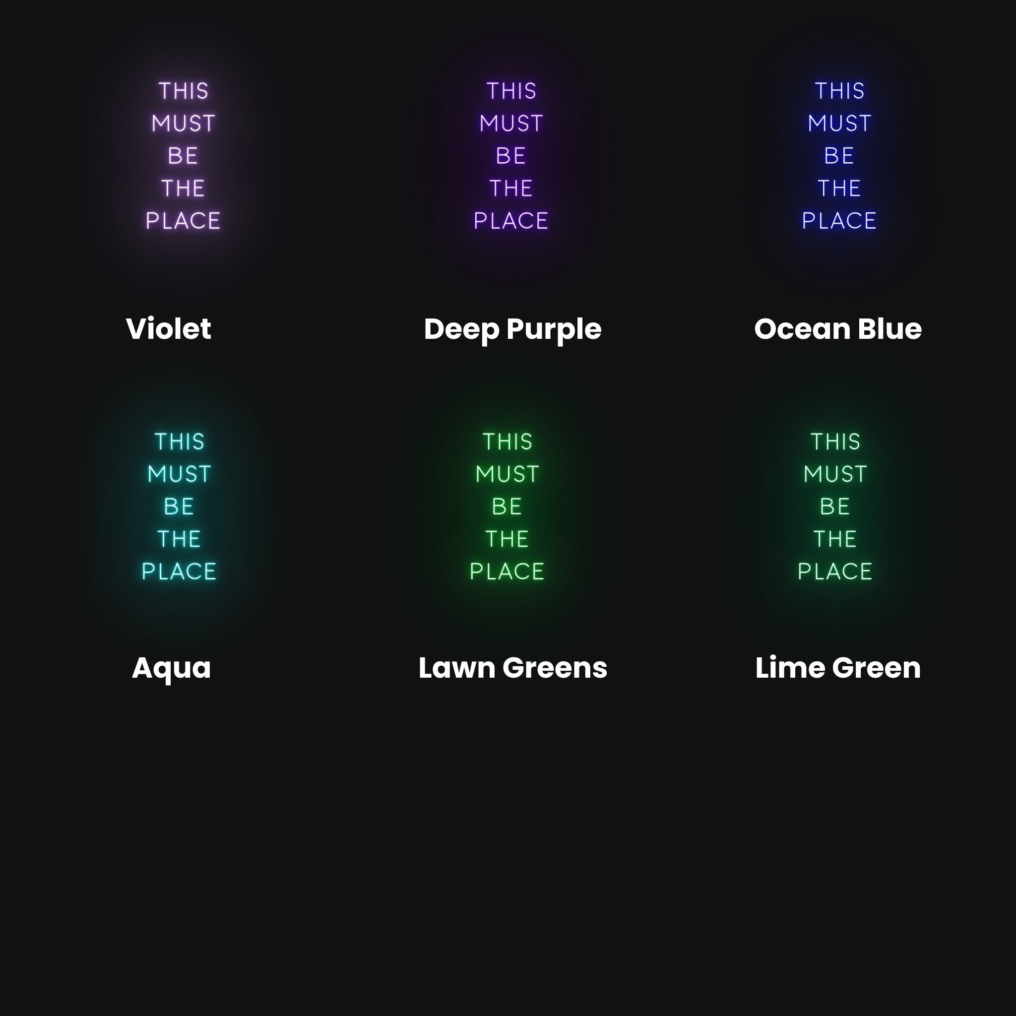 This Must Be The Place Led Neon Sign | Shineneon