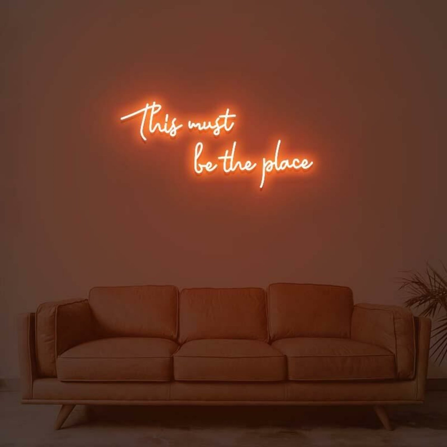 This Must Be The Place Led Neon Sign For Modern Living Rooms And Offices | Shineneon
