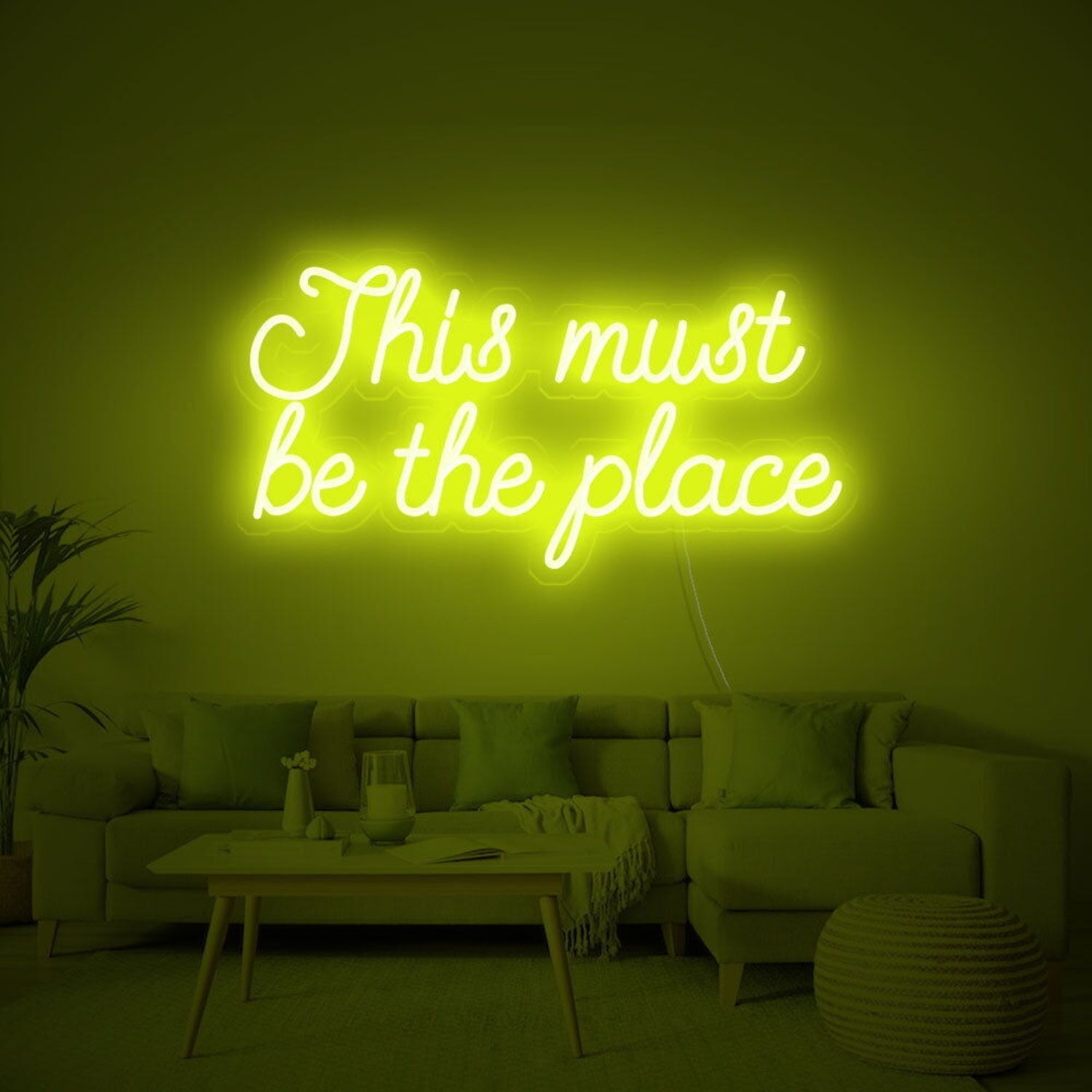 This Must Be The Place Led Neon Sign For Wall Decor - Shineneon