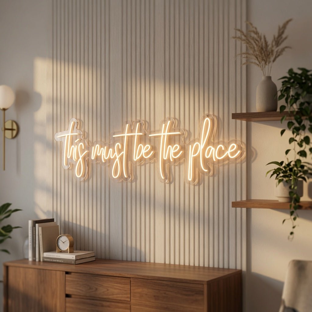 This Must Be The Place LED Neon Sign Home Art - Shineneon