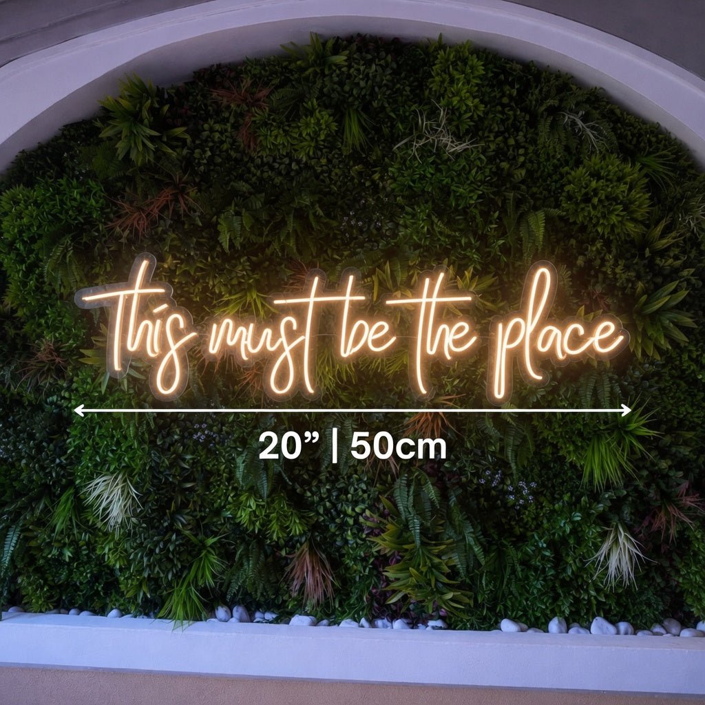 This Must Be The Place LED Neon Sign Home Art - Shineneon