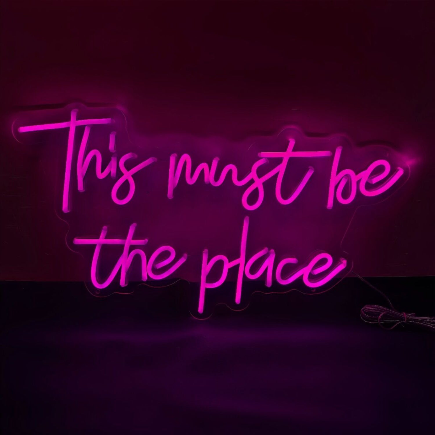 This Must Be The Place Led Neon Sign To Light Up Your Space | Shineneon