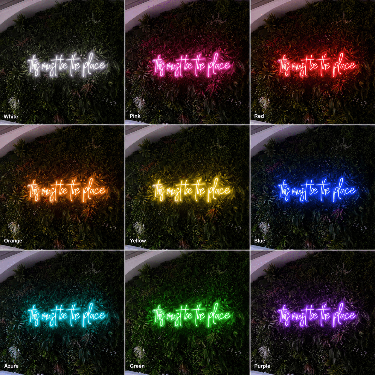 This Must Be The Place LED Neon Sign Wall Neon Sign - Shineneon
