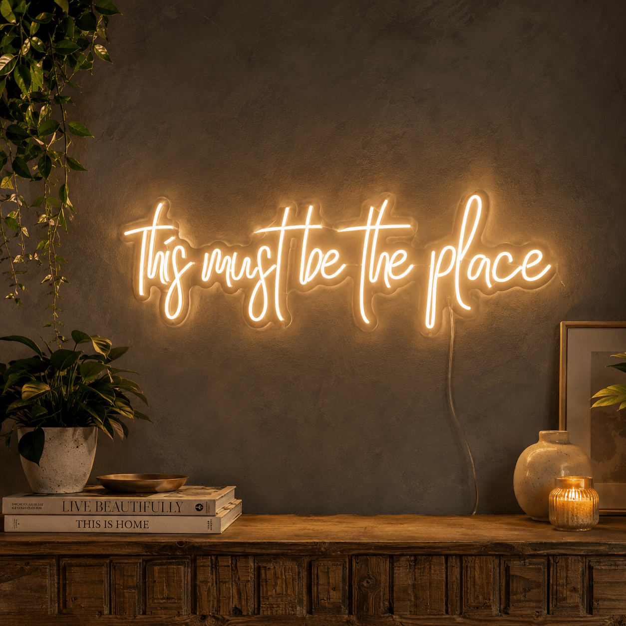 This Must Be The Place LED Neon Sign Wall Neon Sign - Shineneon
