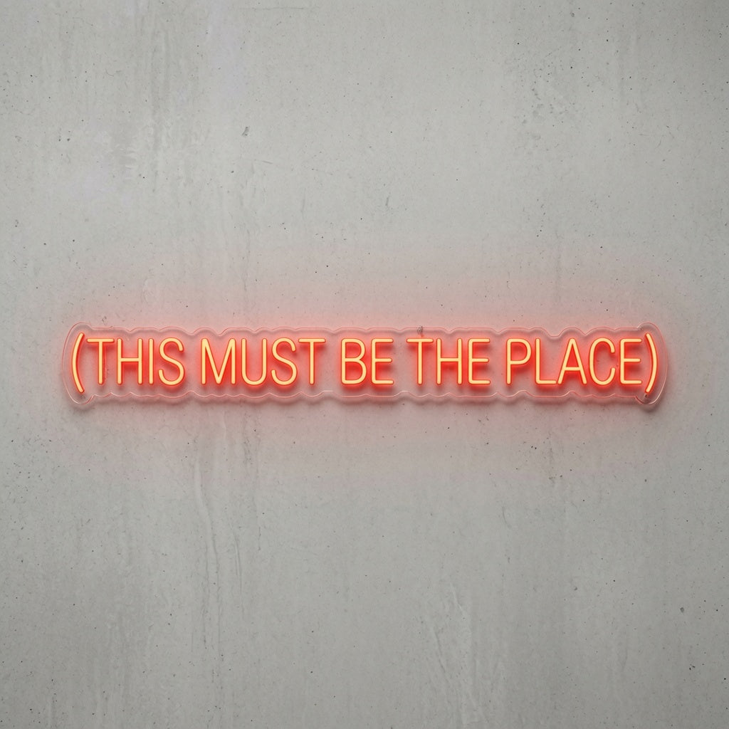 This Must Be The Place Lettering Home Decor LED Neon Sign - 02 High-Converting Product Image