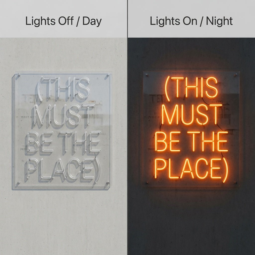 This Must Be The Place Lettering Home Decor LED Neon Sign - Shineneon