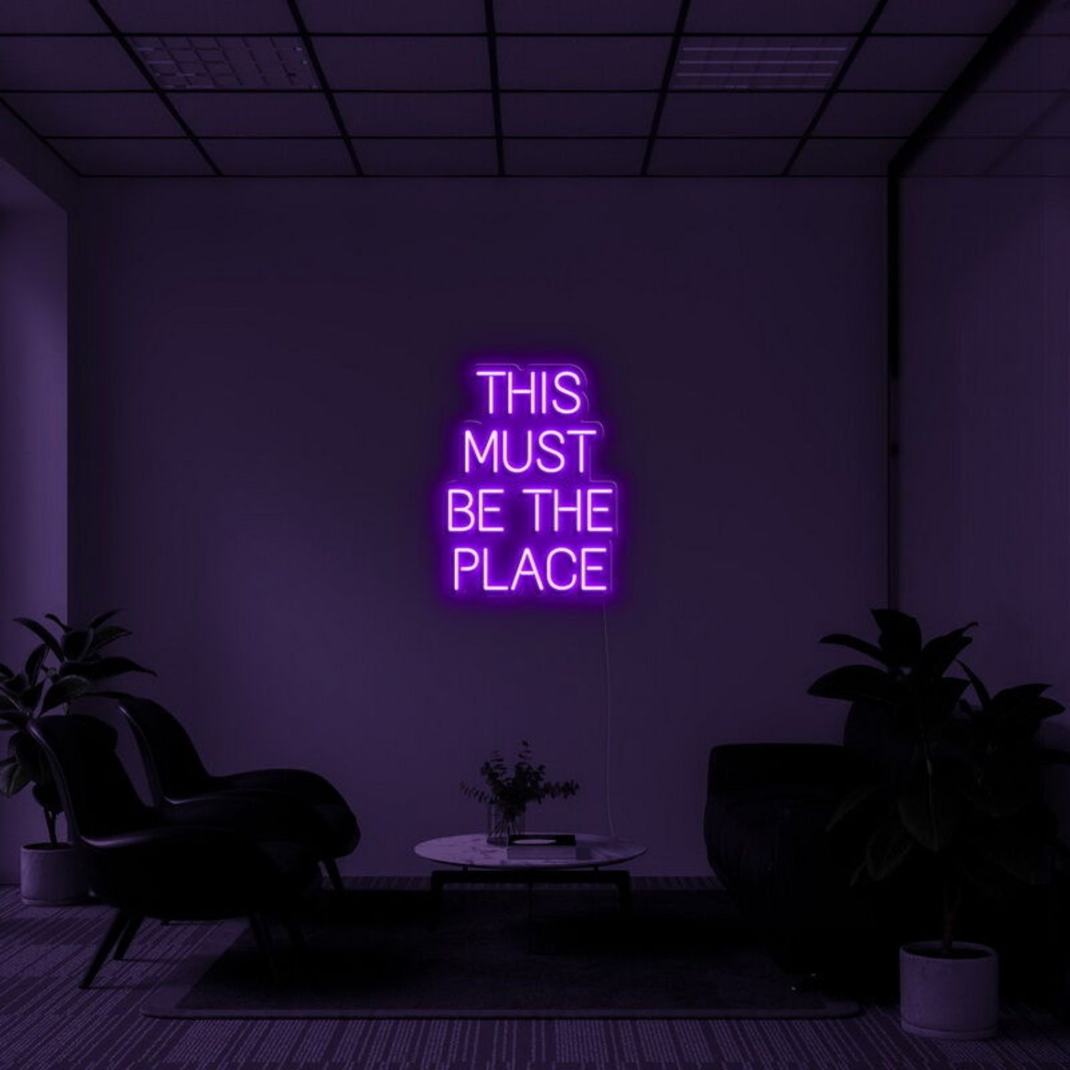This Must Be The Place Neon Quotes Led Neon Sign - Shineneon
