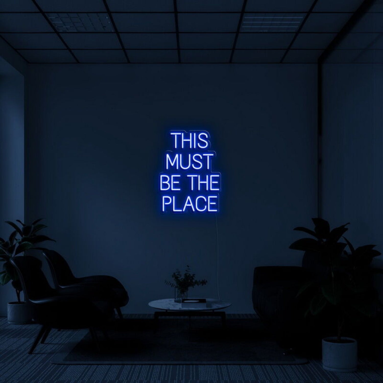 This Must Be The Place Neon Quotes Led Neon Sign - Shineneon