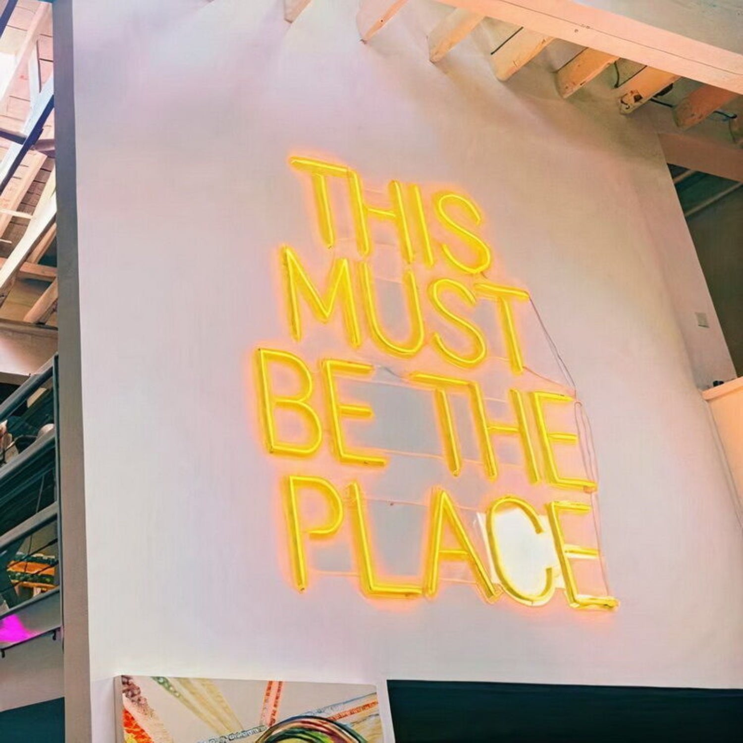 This Must Be The Place Neon Quotes Led Neon Sign - Shineneon