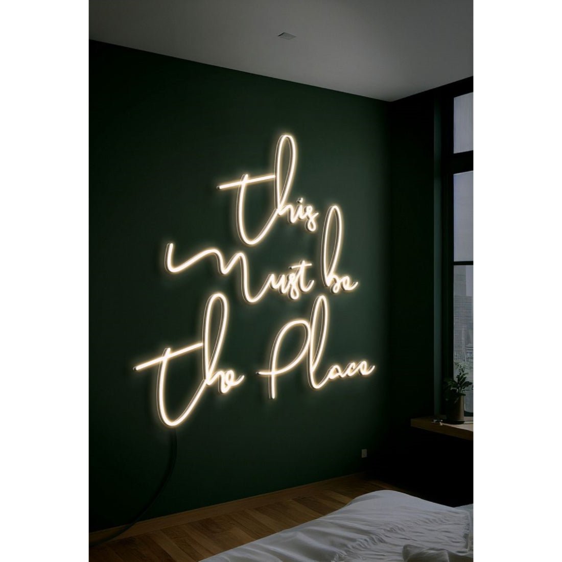 This Must Be The Place Neon Sign Led Signs - Shineneon