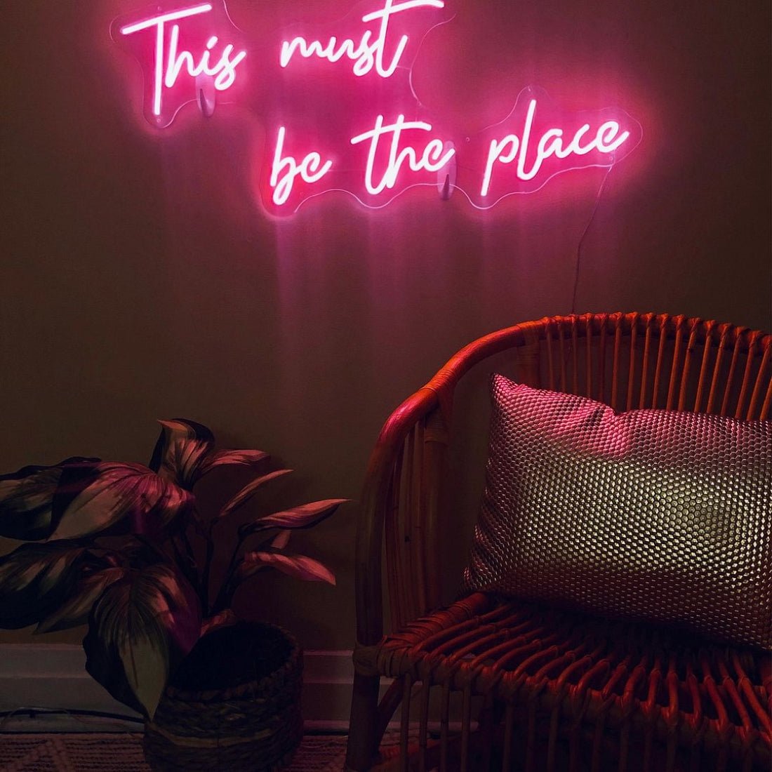 This Must Be The Place Neon Sign - Y153 Led Business Sign - Shineneon