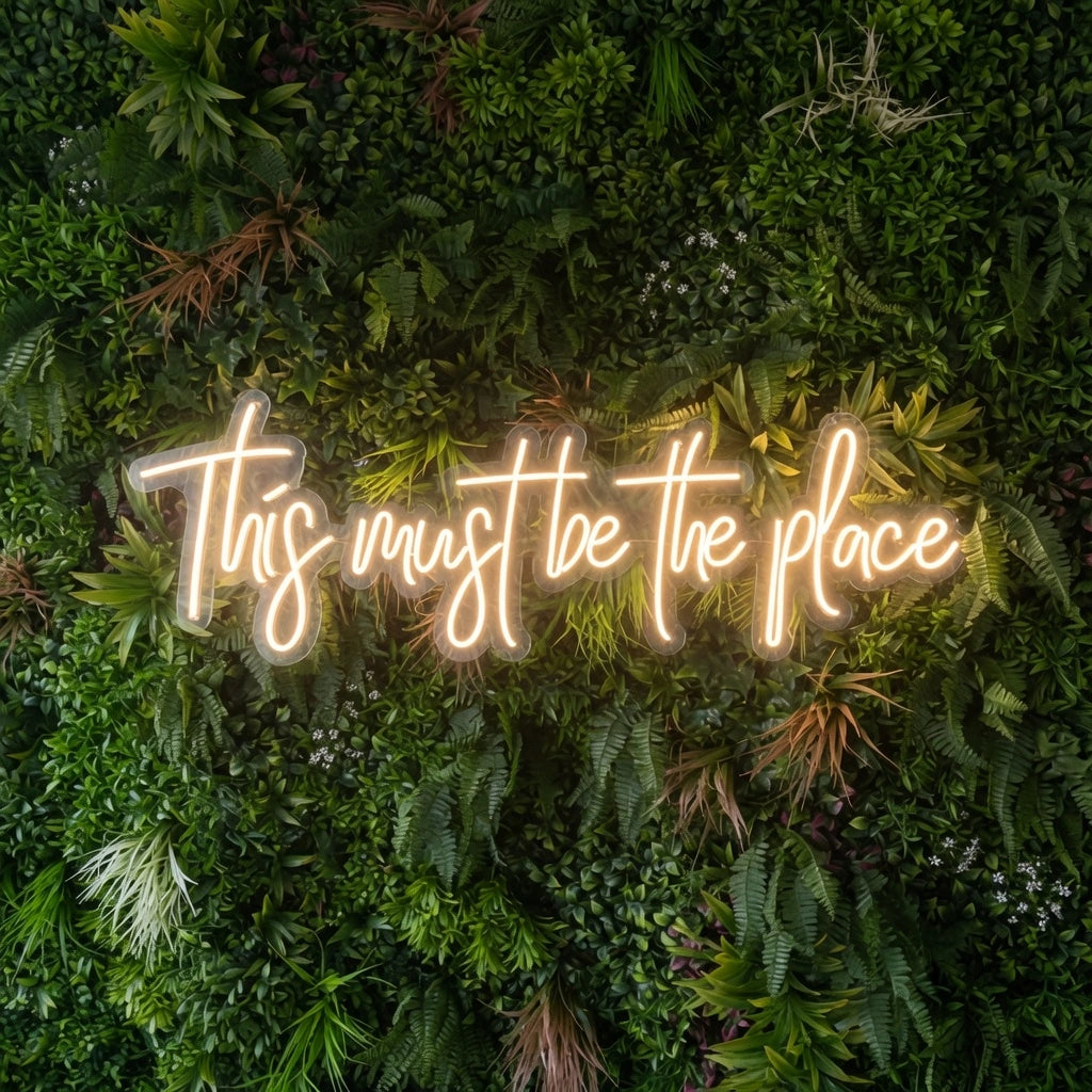 This Must Be The Place Room Decor LED Neon Sign - 01 Original Product Image