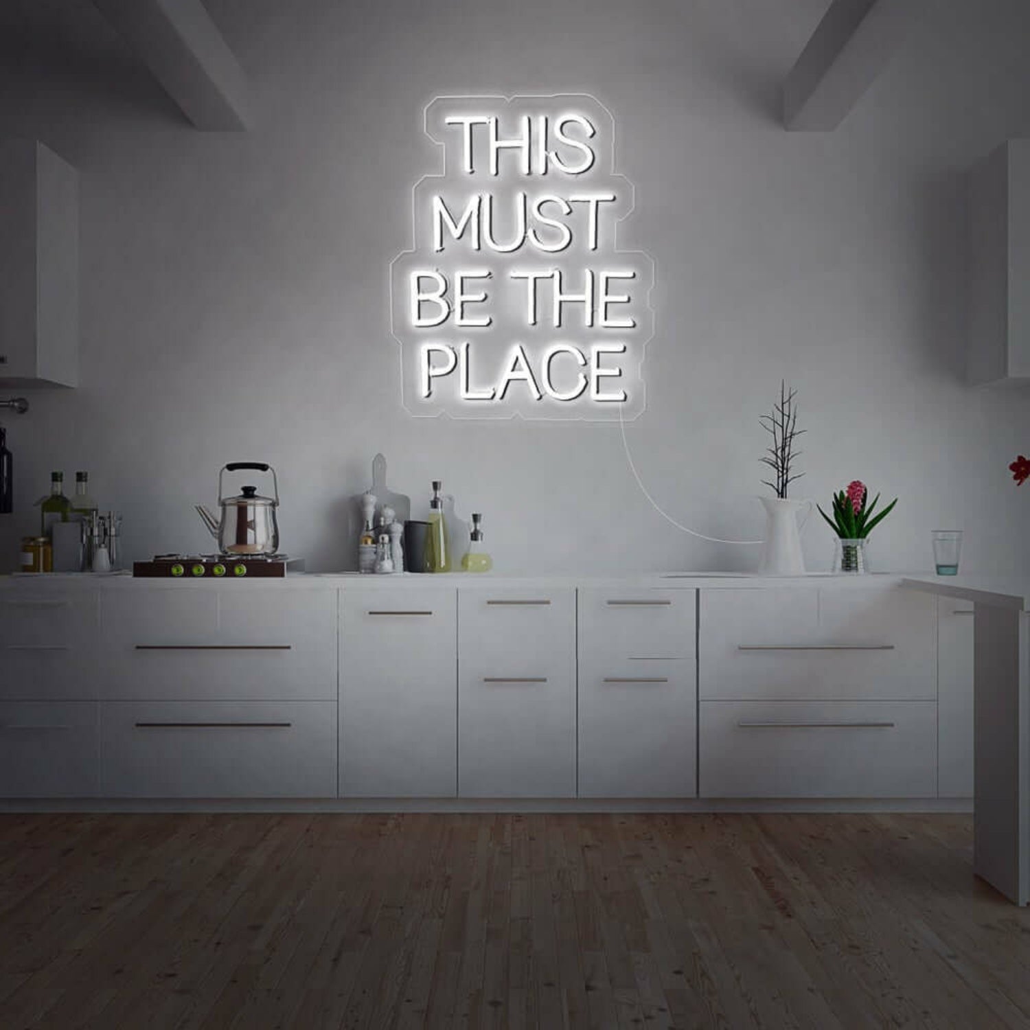 This Must Be The Place V3 Neon Sign V2 For Fun Spaces | Shineneon