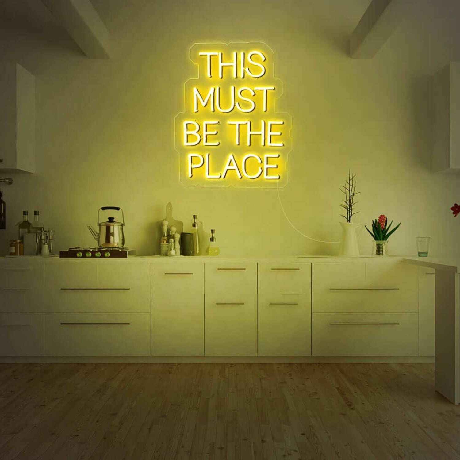 This Must Be The Place V3 Neon Sign V2 For Fun Spaces | Shineneon
