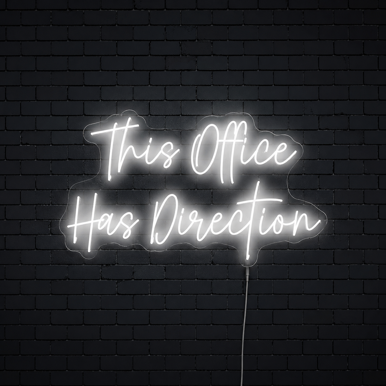 This Office Has Direction LED Neon Sign - 01 Original Product Image