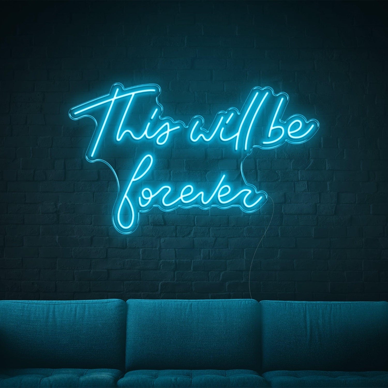 This Will Be Forever Purple Led Neon Sign For Home Wall Decor | Shineneon