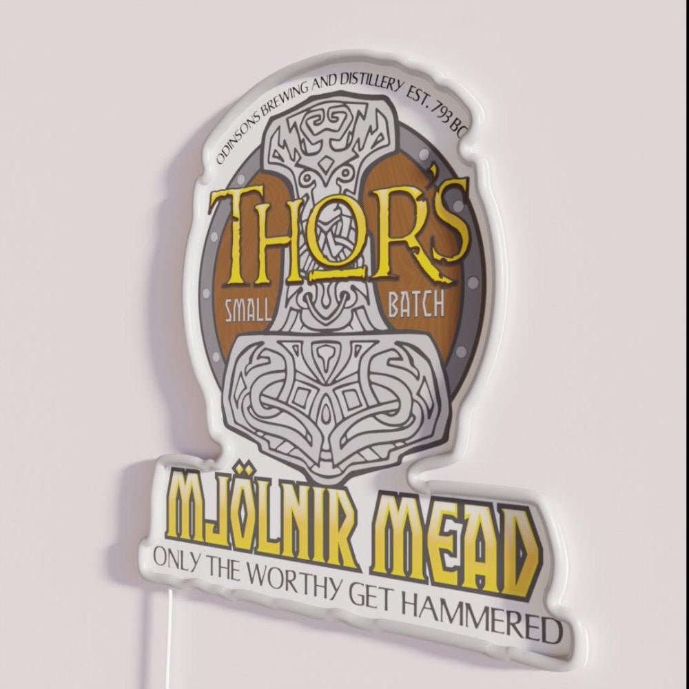 Thorsmjolnir Mead Rgb Led Neon Sign - Shineneon