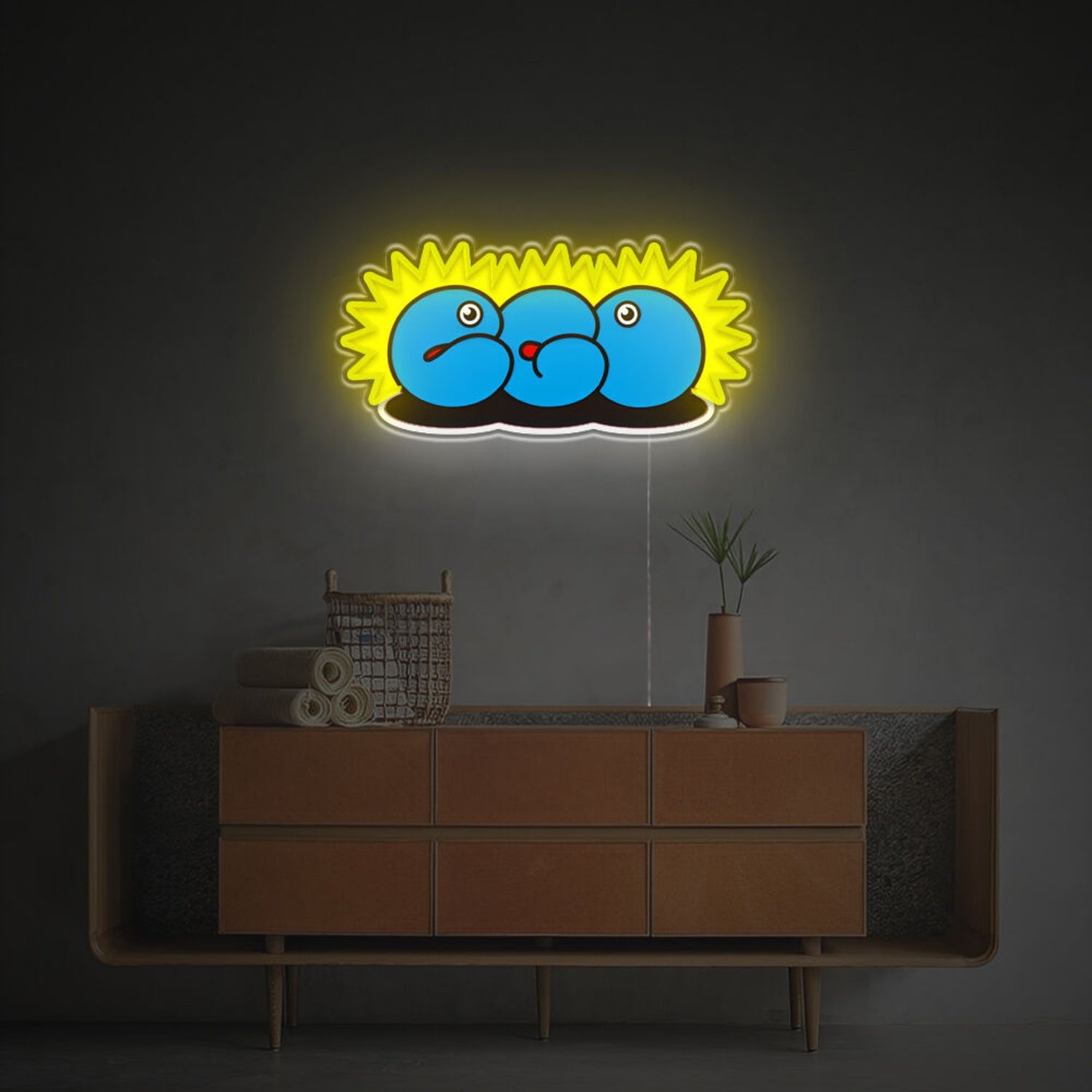 Three Blue Balls Led Neon Acrylic Artwork | Shineneon