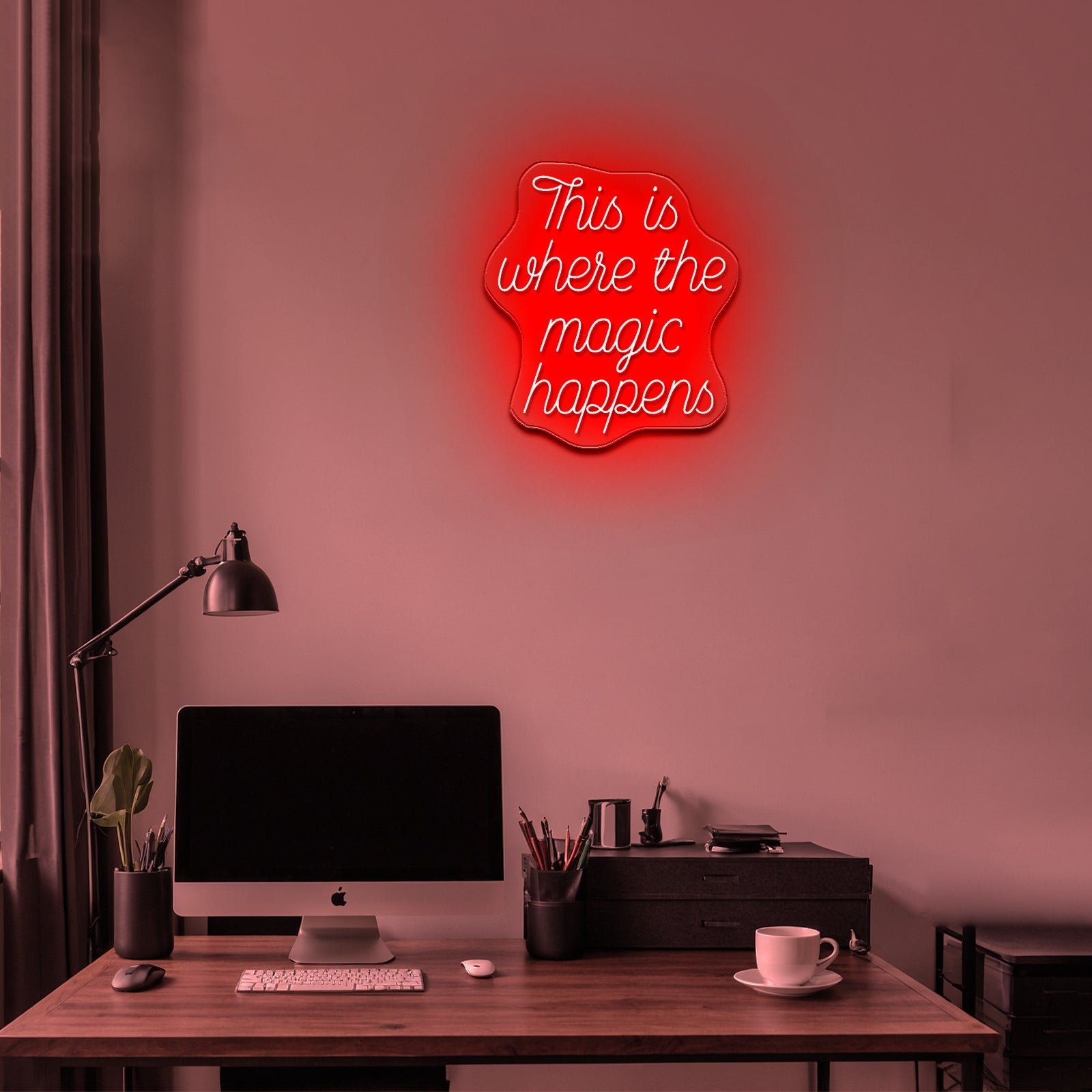 Three Color Icecream Custom Led Signs Artwork For Sale - Shineneon