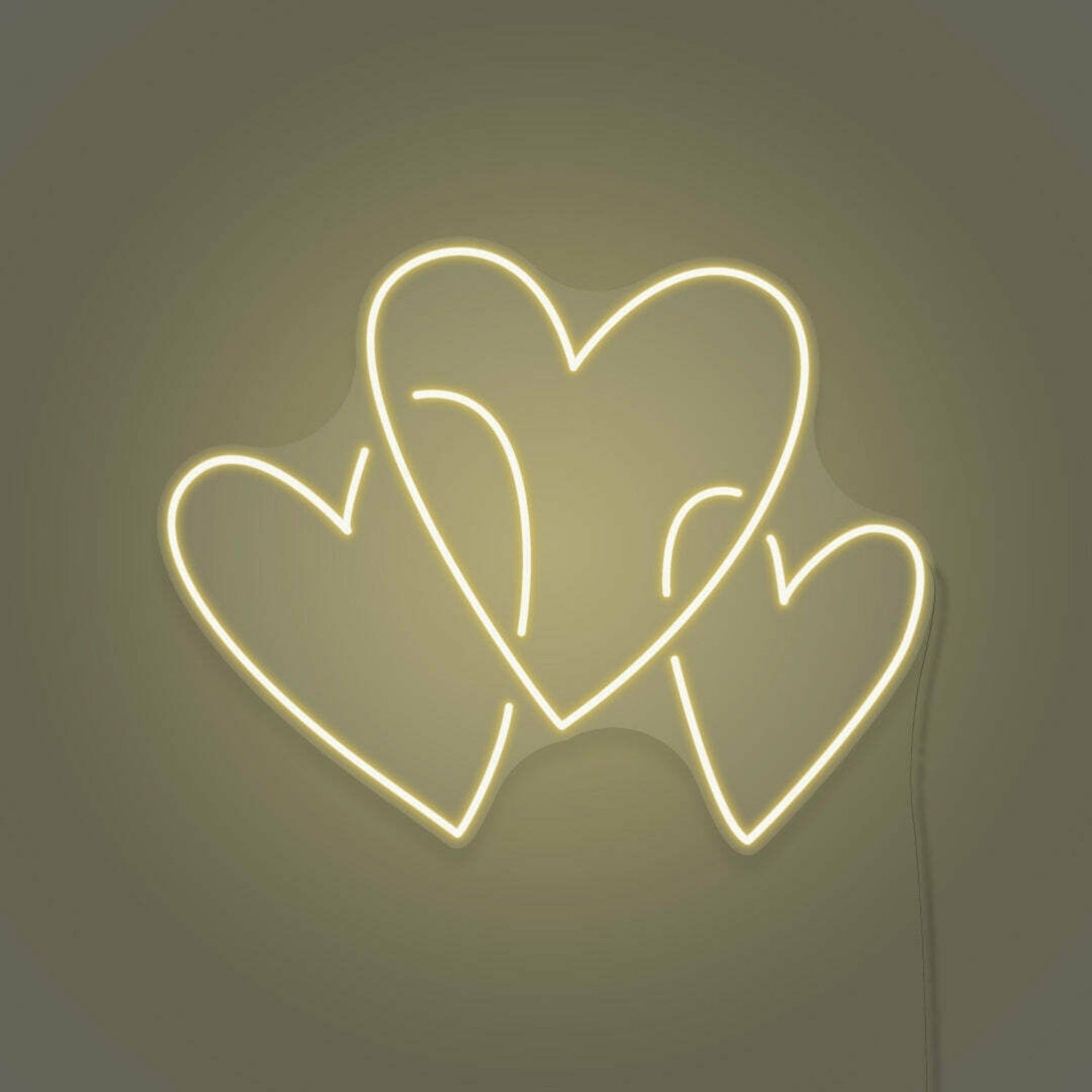 Three Hearts Neon Led Light | Shineneon