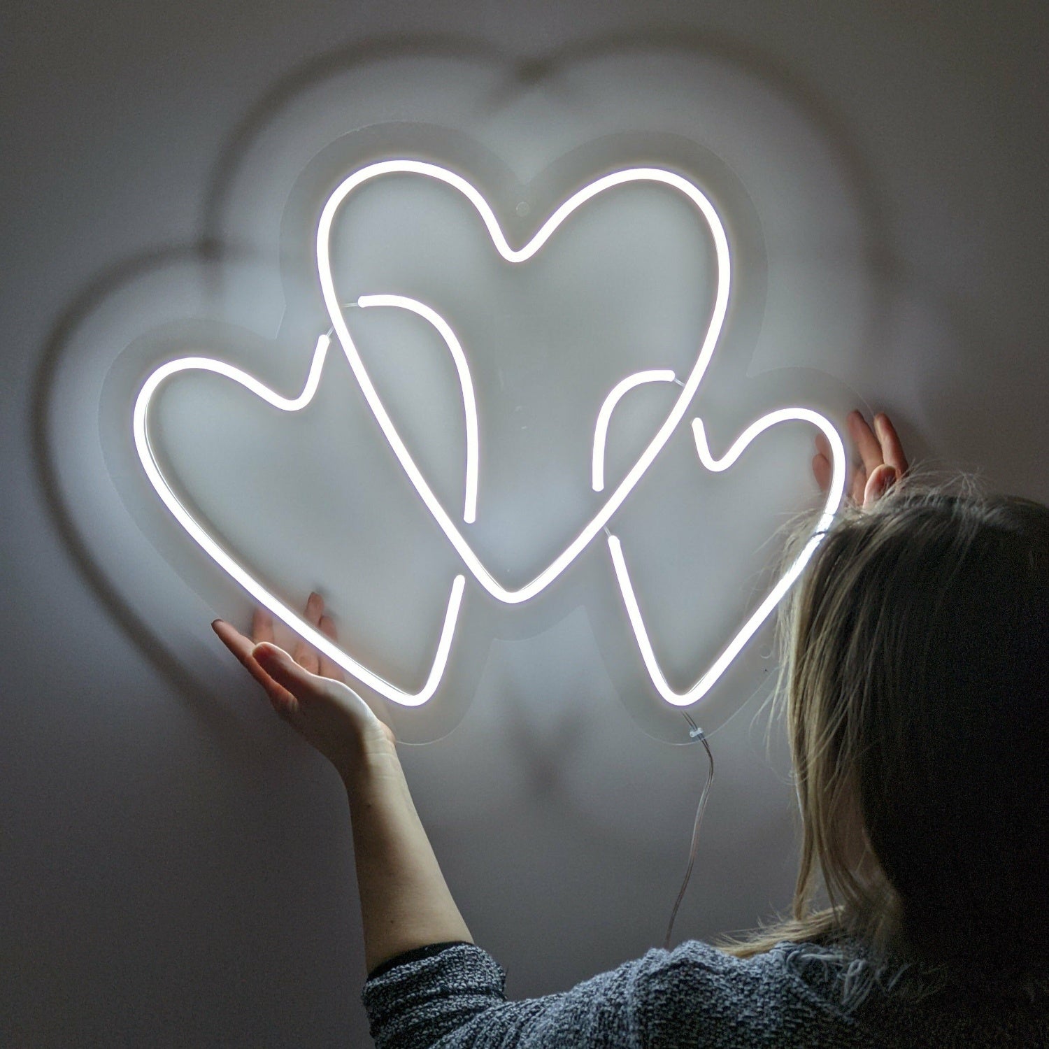 Three Hearts Neon Led Light | Shineneon
