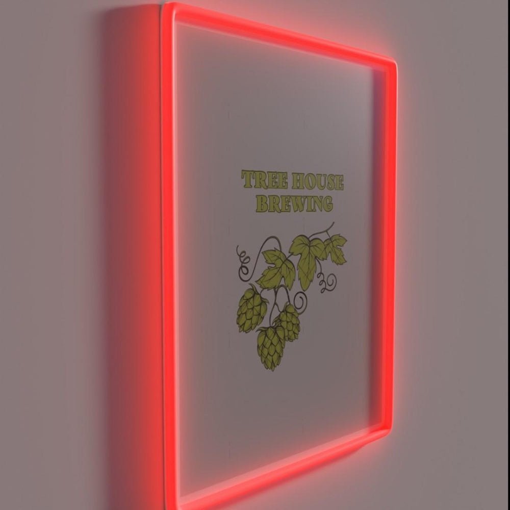Three House Brewing Graphic Rgb Led Neon Sign - Shineneon
