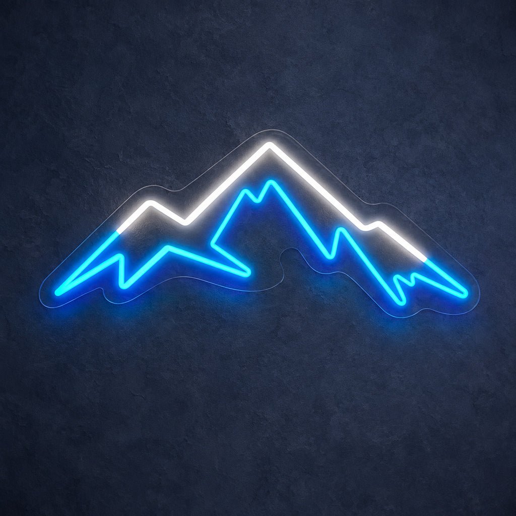Three Ridge Mountain Range LED Neon Sign - Shineneon