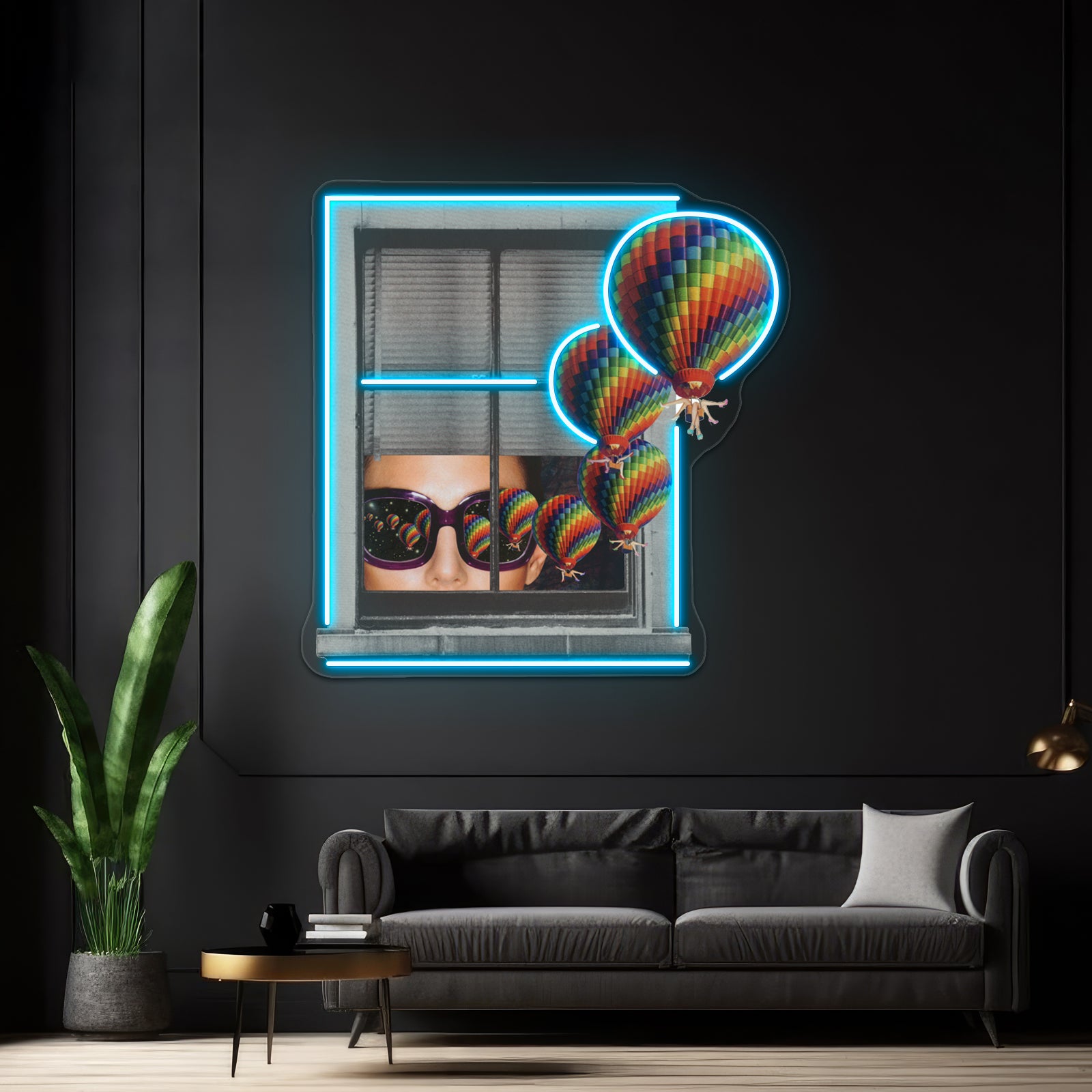 Through The Looking Glasses Wall Artwork Neon Signs | Shineneon