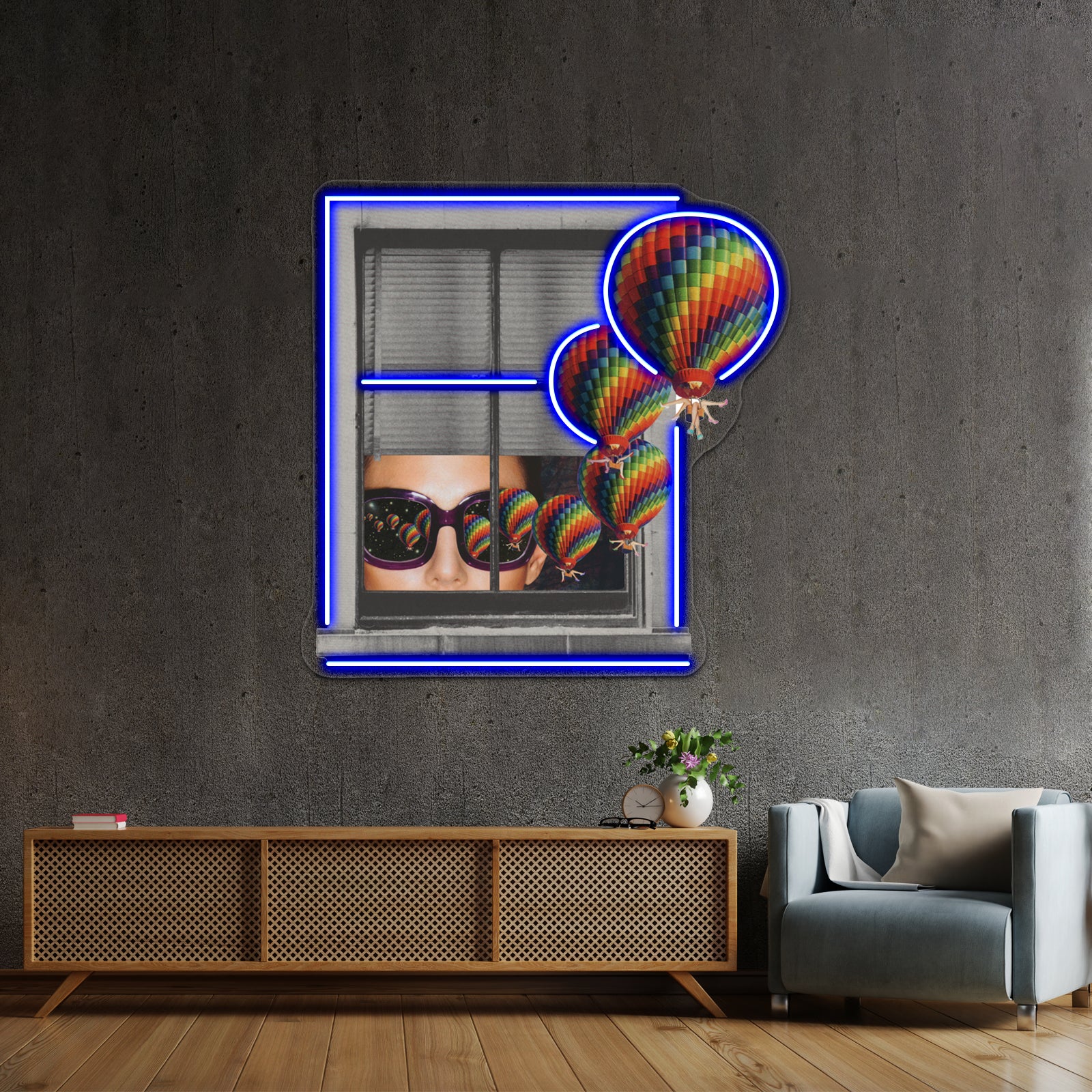 Through The Looking Glasses Wall Artwork Neon Signs | Shineneon