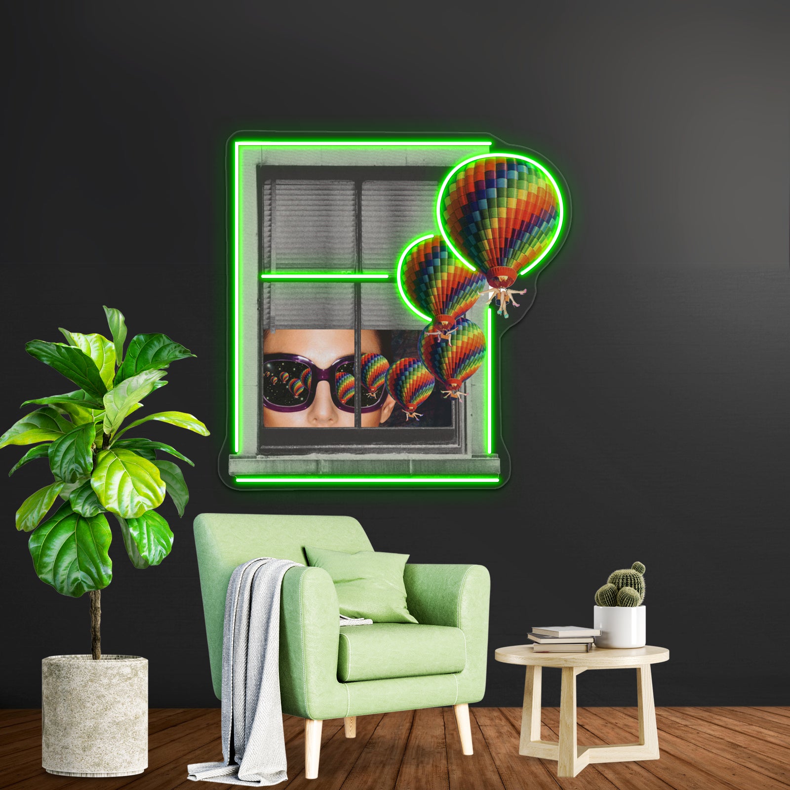 Through The Looking Glasses Wall Artwork Neon Signs | Shineneon