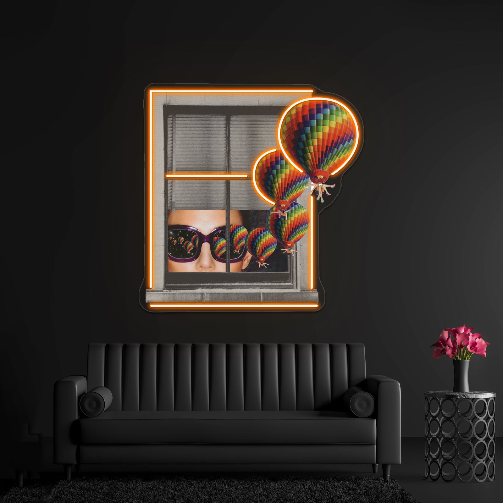 Through The Looking Glasses Wall Artwork Neon Signs | Shineneon