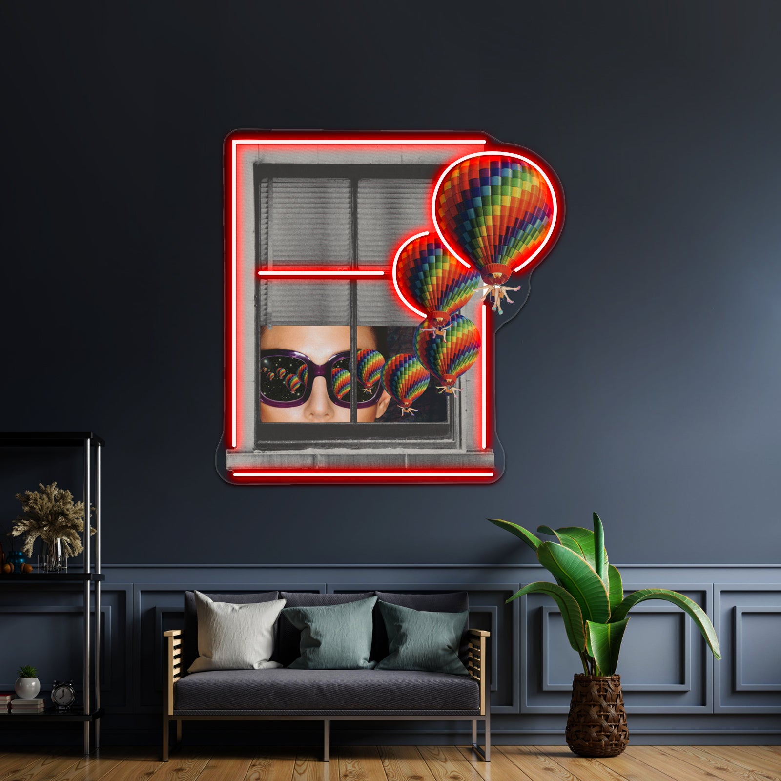 Through The Looking Glasses Wall Artwork Neon Signs | Shineneon