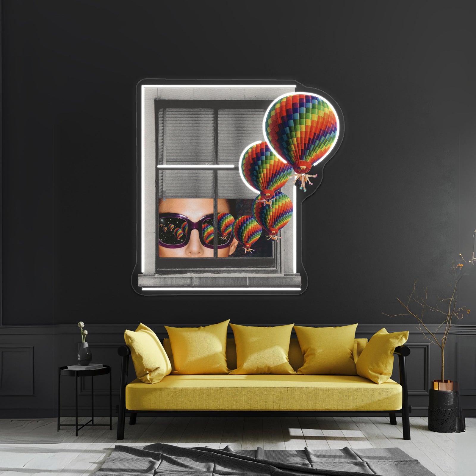 Through The Looking Glasses Wall Artwork Neon Signs | Shineneon