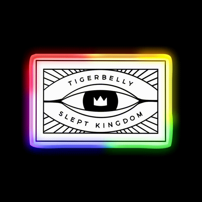 Tiger Belly Slept Kingdom Podcast Logo Whiskey Drink Bar Led Neon Sign Rgb Color
