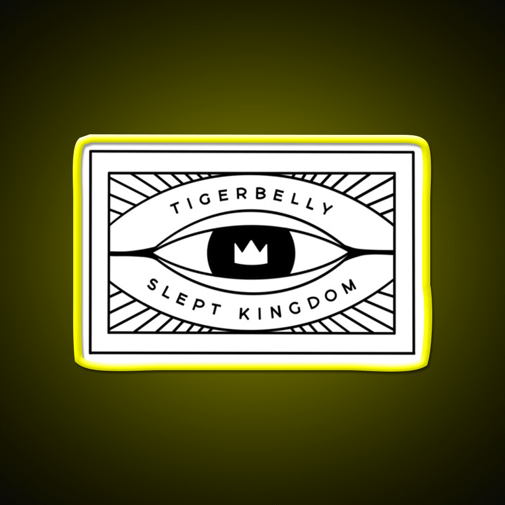 Tiger Belly Slept Kingdom Podcast Logo Whiskey Drink Bar Led Neon Sign Rgb Color