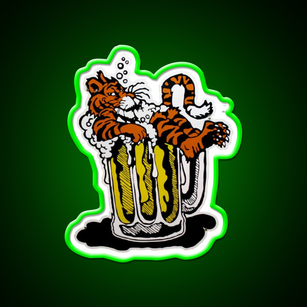 Tiger Town Tavern Beer Bar Decor Led Neon Sign Rgb Color - LED neon sign view 8