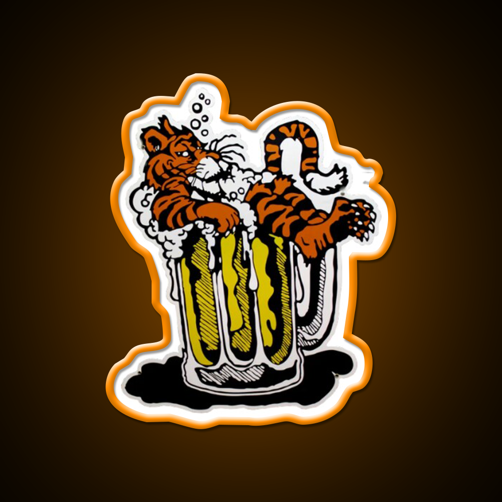 Tiger Town Tavern Beer Bar Decor Led Neon Sign Rgb Color - LED neon sign view 6