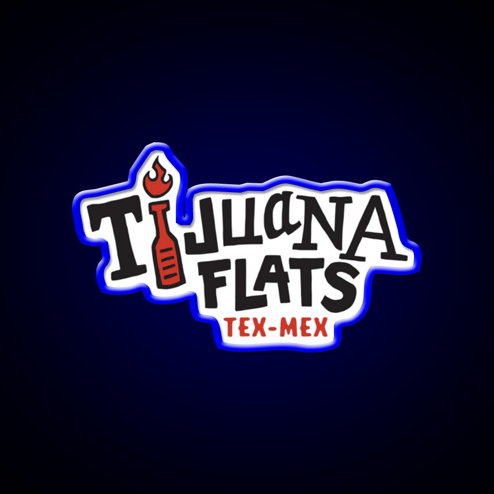 Tijuana Flats Fast Food Led Neon Sign For Burger Place Rgb Color - Shineneon